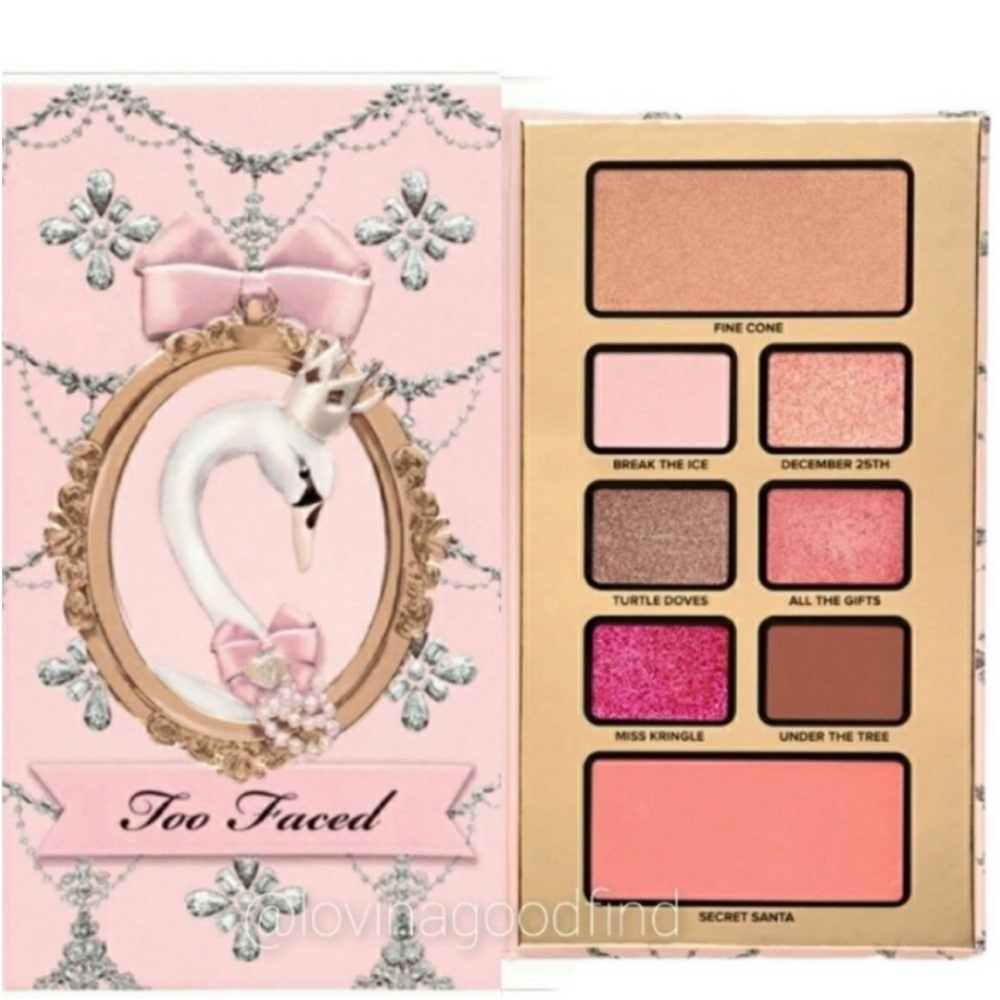 Too Faced Enchanted Wonderland SWAN palette NWT
